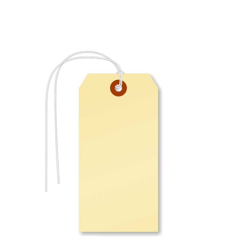 4¾ in. x 23/8 in. Manila Shipping Tags (with strings), SKU T3595SMN