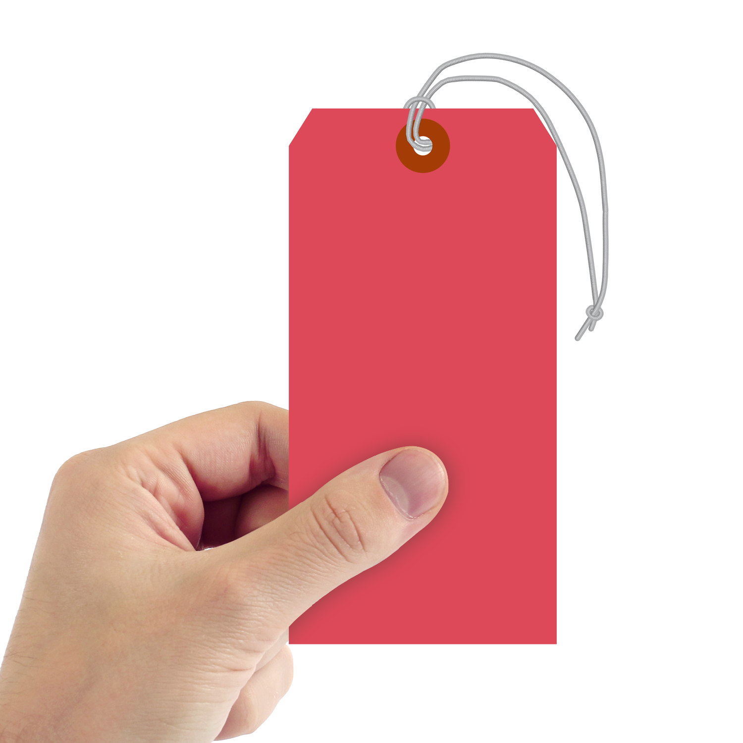 13-Pt Cardstock Shipping Tag Red 