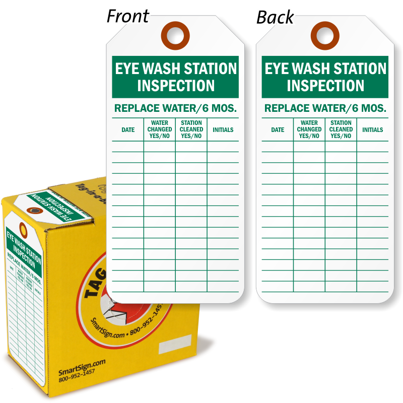 Eyewash Station Inspection Template For Smt
