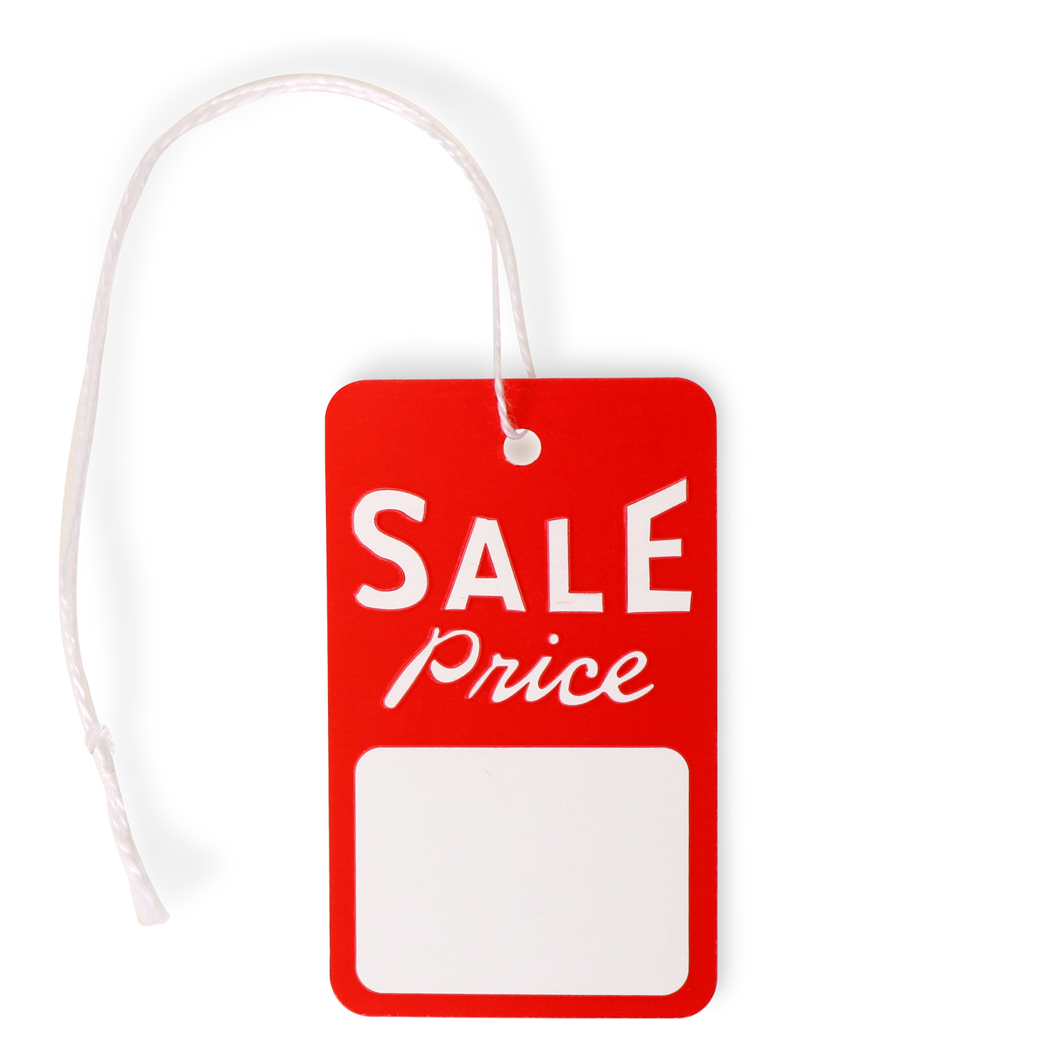 Promotional Special Sale Was/Now Merchandise Tag Large 1.75" X 2.875" 