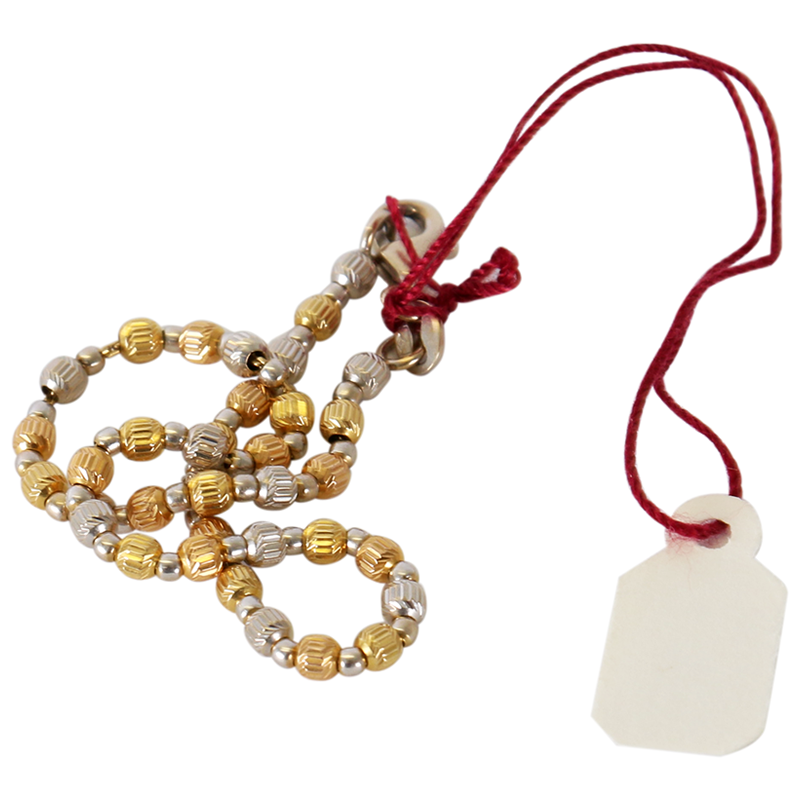 Jewelry Tag (7/8 in. X 1/2 in.) with Burgundy String, SKU TG0055