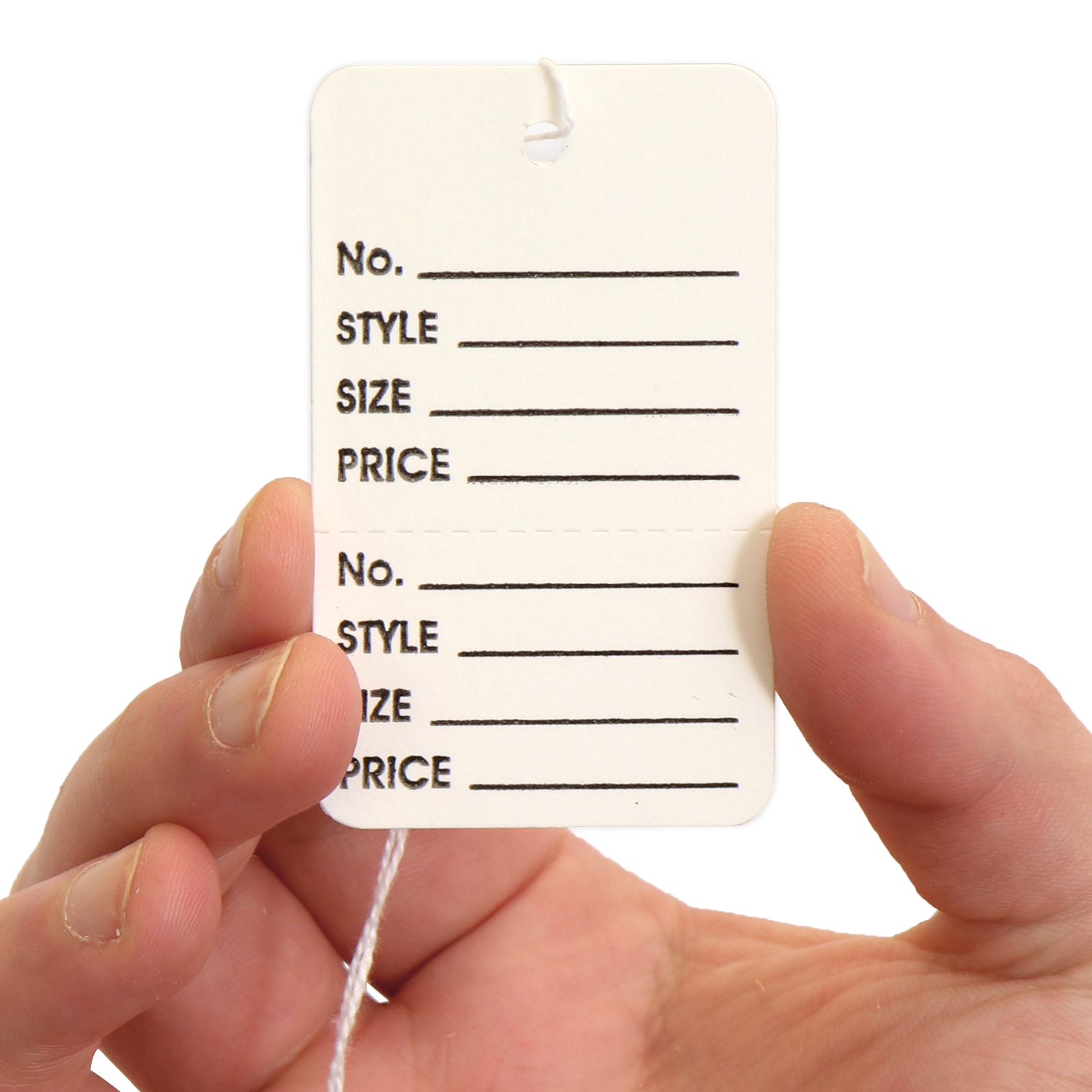 1.75 x 2.875 SmartSign Pack of 1000 Large Garment Tags