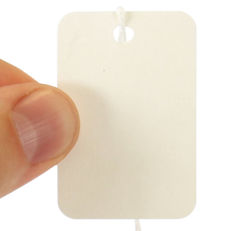 Garment Tag ( 1-7/8 in. x 1-1/4 in.) with String, SKU: TG-0360