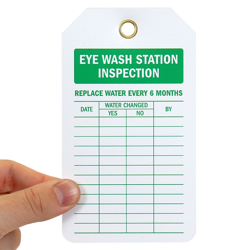 Free Printable Eye Wash Station Inspection Sheet prntbl