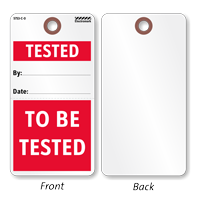 Tested Or To Be Tested Quality Control Action Tag