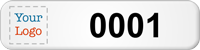 Full Color Custom Metal Numbered Logo Tag
