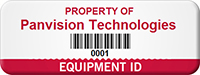 Custom Numbering Asset Tag Add Own Company Name