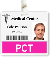 PCT Badge Buddy For Horizontal ID Cards