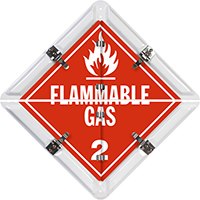 4 Legend Flip n Lock™ Split Placard Aluminum Set