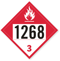 Combustible Dot Placard