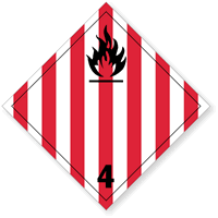 International Placard Flammable Solids Placard