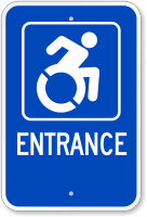 Accessible Entrance Sign