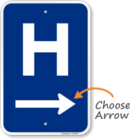 H Symbol  with Arrow