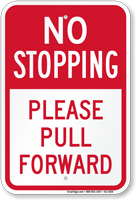 No Stopping Pull Forward