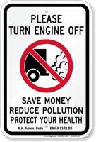 State Idle Sign for Missouri 10 CSR 10 5.385