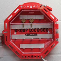 STOPOUT Octagonal Look ‘n Stop Group Lock Box
