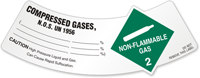 Compressed Gases Class 2 Non-Flammable Gas Label