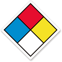 NFPA Labels 6 in. x 6 in. (100/Roll)