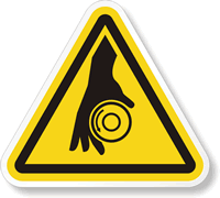 ISO 3864 2 Triangle Warning  Label