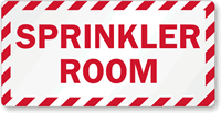 Sprinkler Room Sign