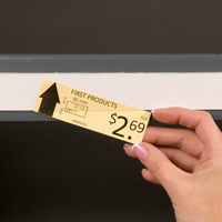 Slip Strip, Label holder strips, 2 in. x 48 in.