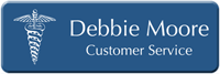 Custom Laser Engraved Plastic Name Badge