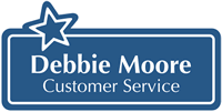 Custom Engraved Name Badge with Star