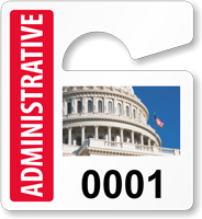 Plastic ToughTags™ Parking Permits, Mini