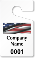 Plastic ToughTags™ for Patriotic Parking Permits