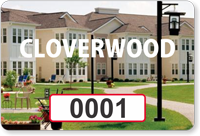 Photo Based Custom Parking Permit Mirror Decal