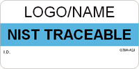 NIST Traceable Label [add name or logo]