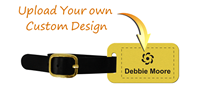 Create Own Brass Luggage Tag