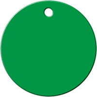 Open For Normal Operation Engraved Valve Tag