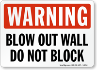 Blow Out Wall Don't Block
