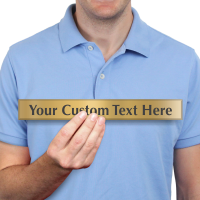 Custom Text Engraved Brass Door Sign