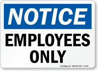 Notice  Sign