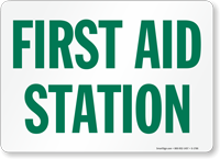 First Aid Station Sign