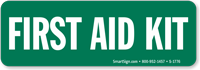 First Aid Kit Sign