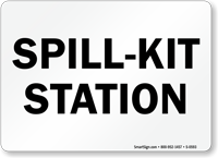 Spill Kit Station Sign