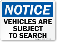 Notice: