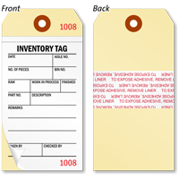 2-Part Inventory Tag