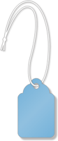 Blue Merchandise Tag (with strings)
