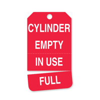 Cylinder Tear Off Status Tag