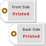 Double Sided Horizontal Warehouse Tags