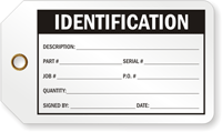 Identification Production Control Tag