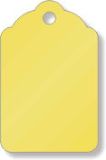 Yellow Merchandise Tag