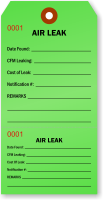 Air Leak Inspection Tag