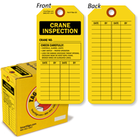 Crane Inspection Tag-in-a-Box