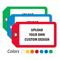 Customizable Upload Your Own Design Tag