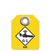 Gas, G 1 To G 10 2 Sided Micro Tag